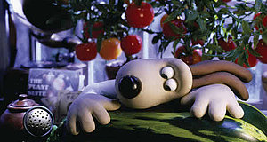 Szenenbild aus dem Film „Wallace & Gromit auf der Jagd nach dem Riesenkaninchen“