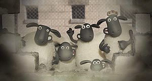 Szenenbild aus dem Film „Shaun das Schaf – Der Film“