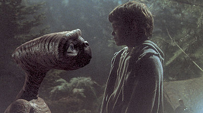 Szenenbild aus dem Film „E.T. - Der Außerirdische“
