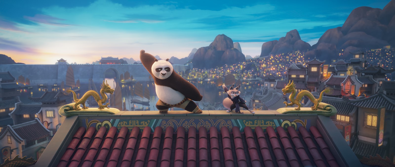 Szenenbild aus dem Film „Kung Fu Panda 4“