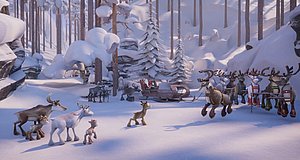 Szenenbild aus dem Film „Niko - Reise zu den Polarlichtern“