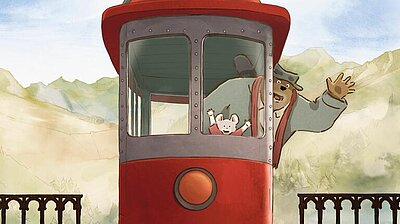 Szenenbild aus dem Film „Ernest & Célestine: Die Reise ins Land der Musik“