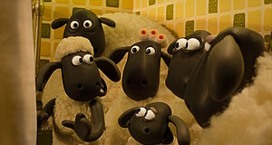 Szenenbild aus dem Film „Shaun das Schaf - Spuk im Kürbisfeld“