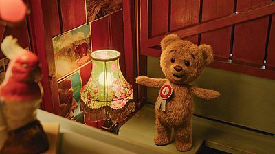 Szenenbild aus dem Film „Ein Weihnachtsfest für Teddy“