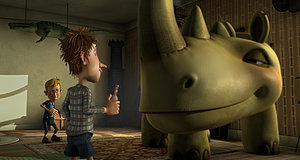 Szenenbild aus dem Film „Otto ist ein Nashorn“