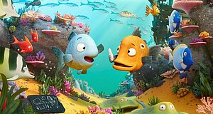 Szenenbild aus dem Film „Flunkerfisch“
