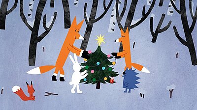 Szenenbild aus dem Film „Weihnachten der Tiere“