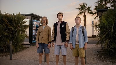 Szenenbild aus dem Film „Die Drei ??? - Erbe des Drachen“