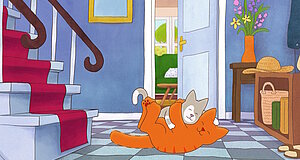 Szenenbild aus dem Film „Tommy Tom - Der verschwundene Teddybär“