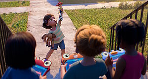 Szenenbild aus dem Film „Toy Story 5“ Szenenbild aus dem Film „Toy Story 5“