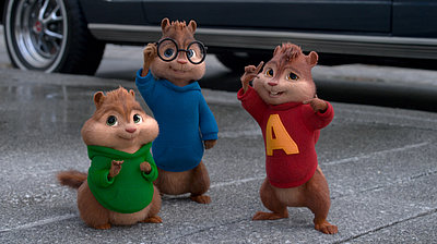 Szenenbild aus dem Film „Alvin und die Chipmunks: Road Chip“