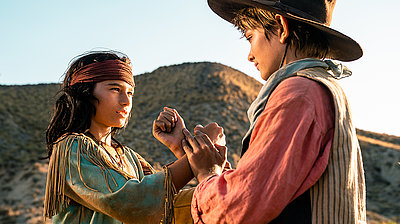 Szenenbild aus dem Film „Der junge Häuptling Winnetou“