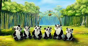 Szenenbild aus dem Film „Kleiner starker Panda“