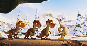 Szenenbild aus dem Film „Ice Age 3 - Die Dinosaurier sind los“