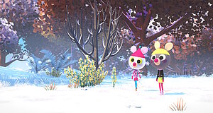 Szenenbild aus dem Film „Edmund und Luzie – Winterabenteuer“ Szenenbild aus dem Film „Edmund und Luzie – Winterabenteuer“