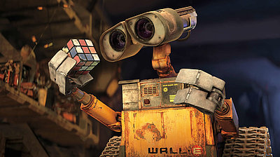 Szenenbild aus dem Film „Wall•E – Der Letzte räumt die Erde auf“