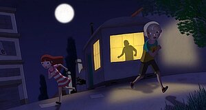 Szenenbild aus dem Film „Nina und das Geheimnis des Igels“