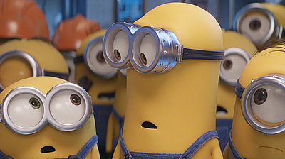 Szenenbild aus dem Film „Minions – Auf der Suche nach dem Mini-Boss“