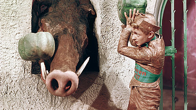 Szenenbild aus dem Film „Das tapfere Schneiderlein“
