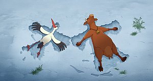 Szenenbild aus dem Film „Mama Muh und die große weite Welt“