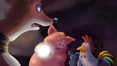 Szenenbild aus dem Film „Mullewapp - Das große Abenteuer der Freunde“