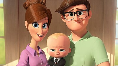 Szenenbild aus dem Film „The Boss Baby“