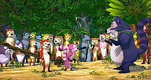 Szenenbild aus dem Film „Ab durch den Dschungel“