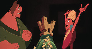 Szenenbild aus dem Film „Ein Königreich für ein Lama“