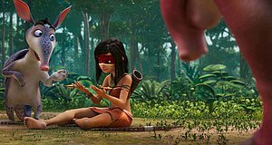 Szenenbild aus dem Film „Ainbo – Hüterin des Amazonas“