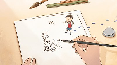Szenenbild aus dem Film „Der kleine Nick erzählt vom Glück“