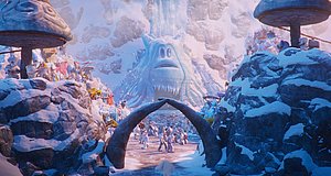 Szenenbild aus dem Film „Smallfoot - ein eisigartiges Abenteuer“