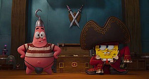 Szenenbild aus dem Film „SpongeBob Schwammkopf: Piraten Ahoi!“