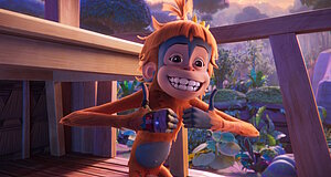 Szenenbild aus dem Film „Jazzy - Chaos im Regenwald“ Szenenbild aus dem Film „Jazzy - Chaos im Regenwald“