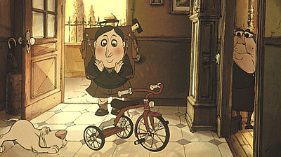 Szenenbild aus dem Film „Das große Rennen von Belleville“