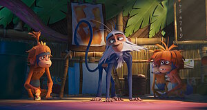 Szenenbild aus dem Film „Jazzy - Chaos im Regenwald“ Szenenbild aus dem Film „Jazzy - Chaos im Regenwald“