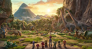 Szenenbild aus dem Film „Paw Patrol: Der Dino Film“ Szenenbild aus dem Film „Paw Patrol: Der Dino Film“