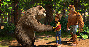 Szenenbild aus dem Film „Bigfoot Junior“