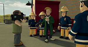 Szenenbild aus dem Film „Feuerwehrmann Sam - Achtung Ausserirdische!“