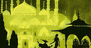 Szenenbild aus dem Film „Die Abenteuer des Prinzen Achmed“