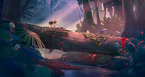 Szenenbild aus dem Film „Jazzy - Chaos im Regenwald“ Szenenbild aus dem Film „Jazzy - Chaos im Regenwald“