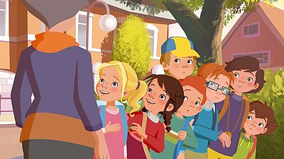 Szenenbild aus dem Film „Wir Kinder aus dem Möwenweg“