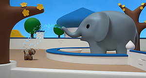 Szenenbild aus dem Film „Miffy - Der Film: Schatzsuche im Zoo“