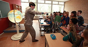 Szenenbild aus dem Film „Mister Twister – Wirbelsturm im Klassenzimmer“