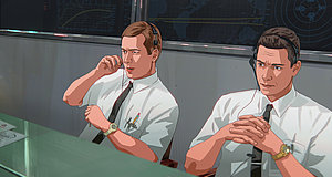 Szenenbild aus dem Film „Apollo 10 1/2 – Eine Kindheit im Weltraumzeitalter“