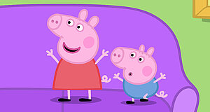 Szenenbild aus dem Film „Peppa und das neue Baby – Das Kinoerlebnis“