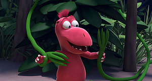 Szenenbild aus dem Film „Der kleine Drache Kokosnuss - Auf in den Dschungel!“
