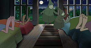 Szenenbild aus dem Film „Lotte und das Geheimnis der Mondsteine“