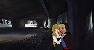 Szenenbild aus dem Film „Der König und der Vogel“