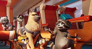 Szenenbild aus dem Film „Tierisch abgefahren - Rettet die Pets!“