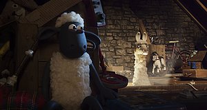 Szenenbild aus dem Film „Shaun das Schaf – Die Lamas des Farmers“